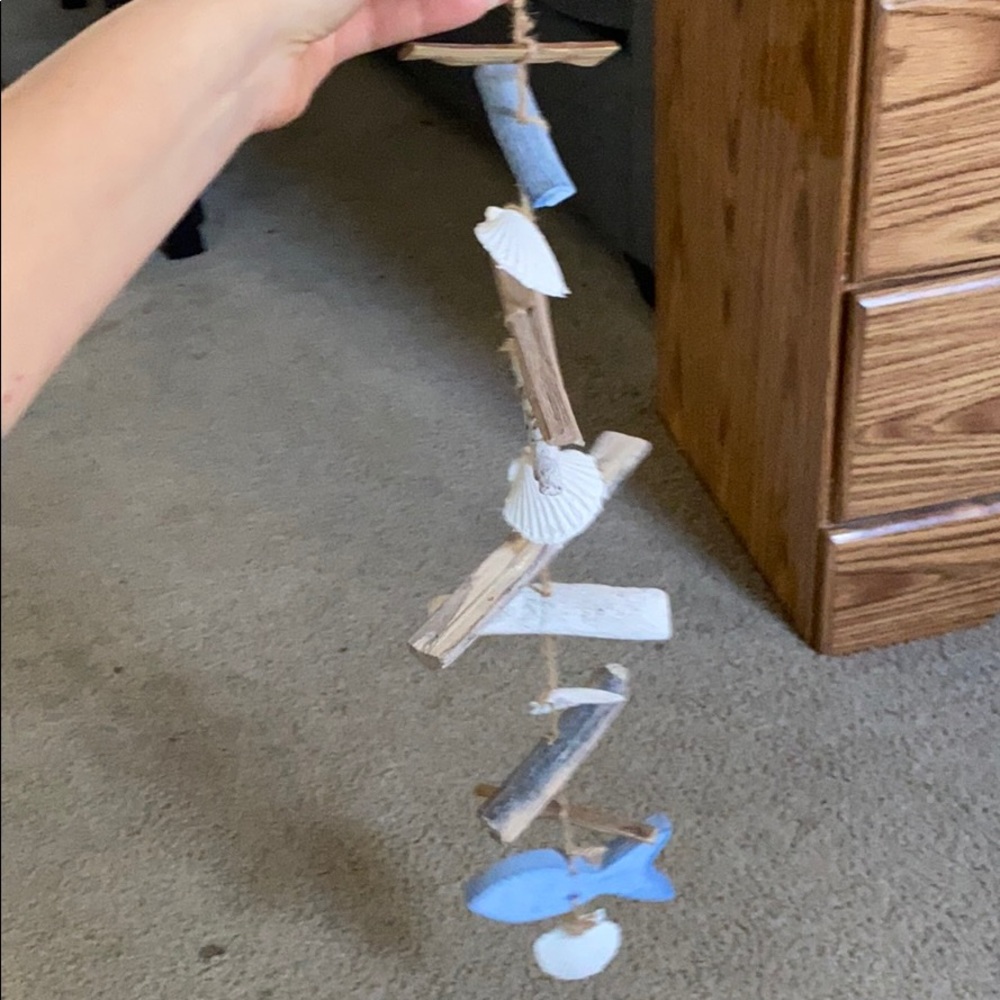 Beach theme hanging decor